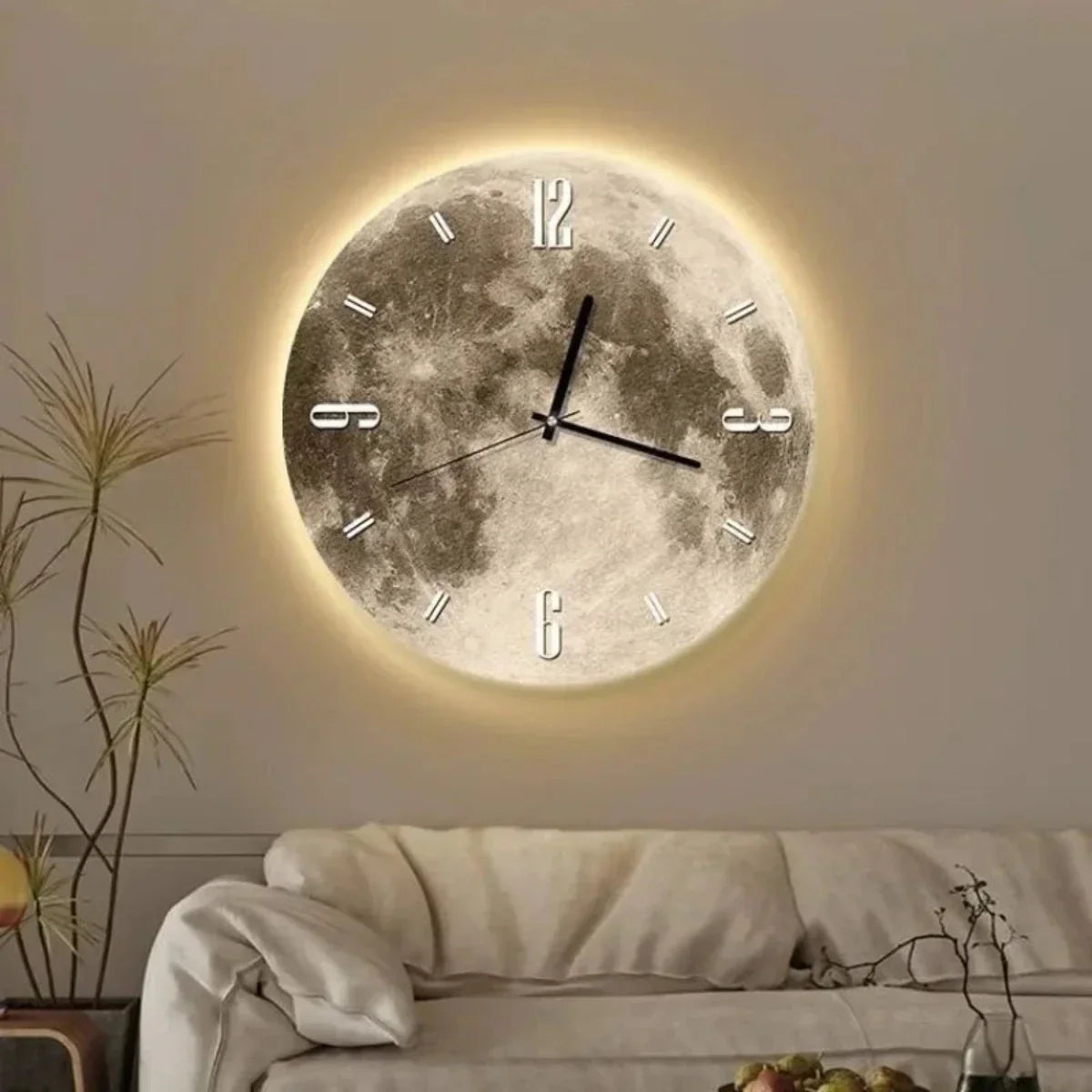 Moon Wall Clock Sep