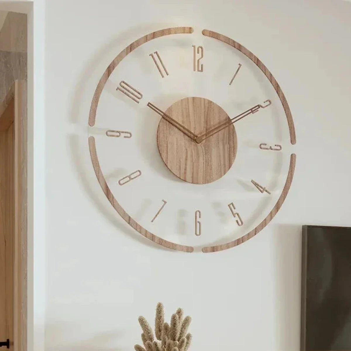 Nordic Glass Wall Clock Yara