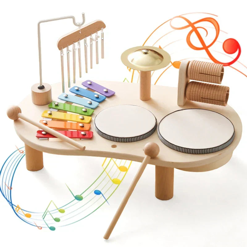 Creative Wooden Toy Music Station – MelodyMaker