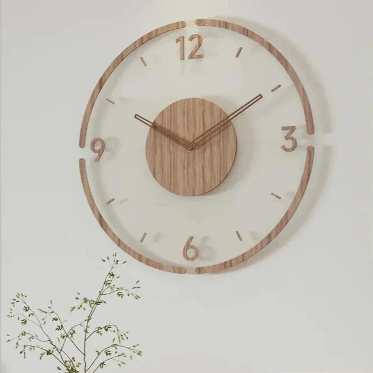 Nordic Glass Wall Clock Yara