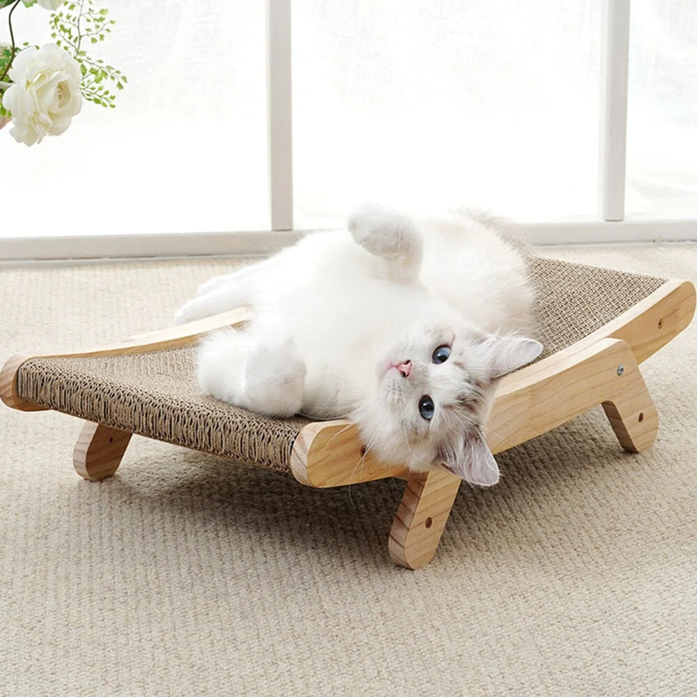The 3-in-1 Scratching Post and Lounge Chair for Cats – ClawLounge