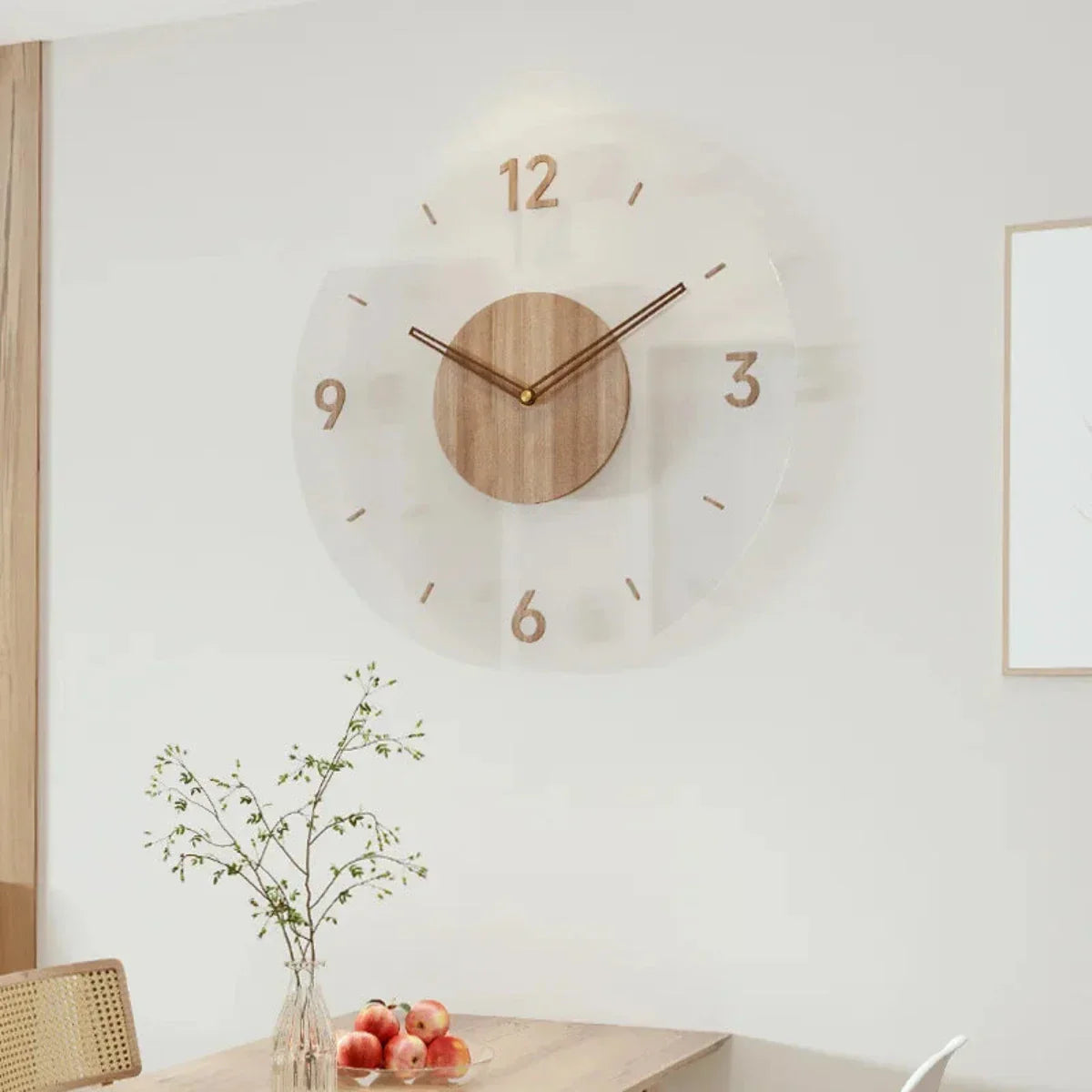 Nordic Glass Wall Clock Yara