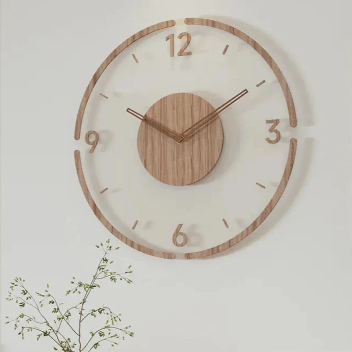 Nordic Glass Wall Clock Yara