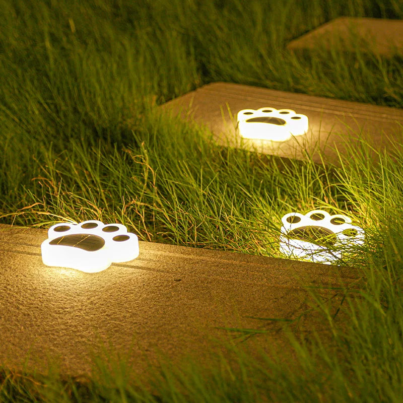Wireless Solar Paw Print Garden Lighting – PawsGlow