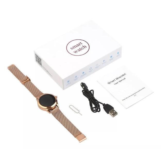 Luxe Galaxy Smartwatch for Women – The Perfect Combination of Style, Functionality and Health Monitoring with Smart Notifications