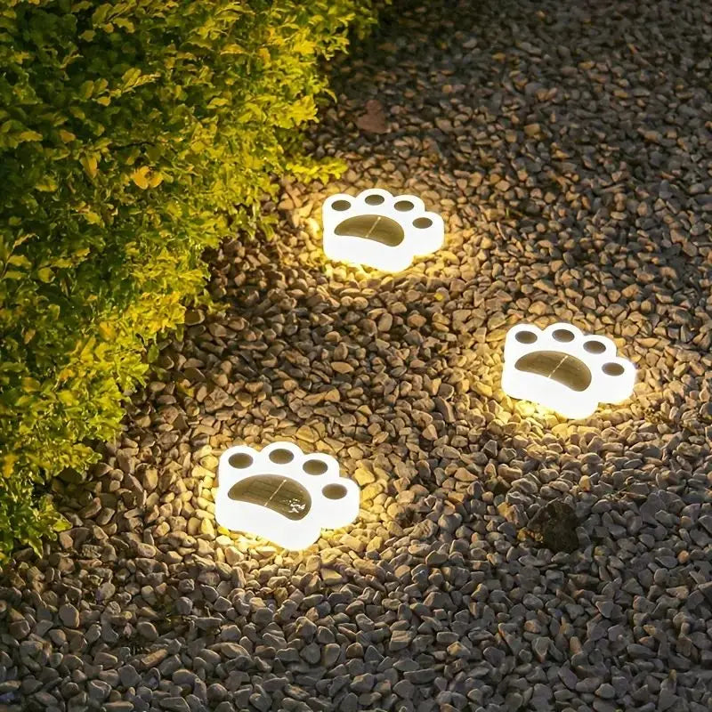 Wireless Solar Paw Print Garden Lighting – PawsGlow