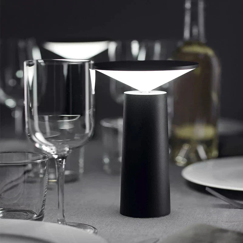 Aurora Table Lamp – Dimmable LED Lighting with Modern Design
