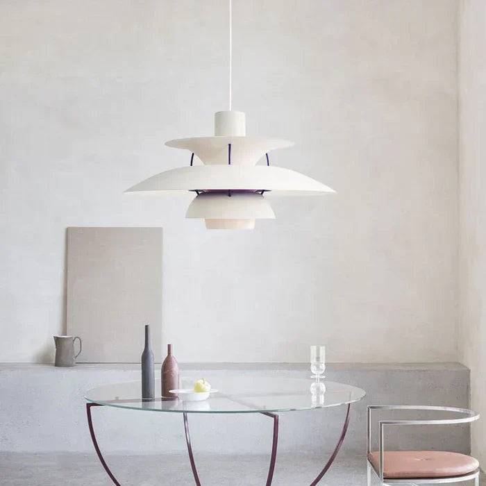 Morandi Modern LED Pendant Light with Shade