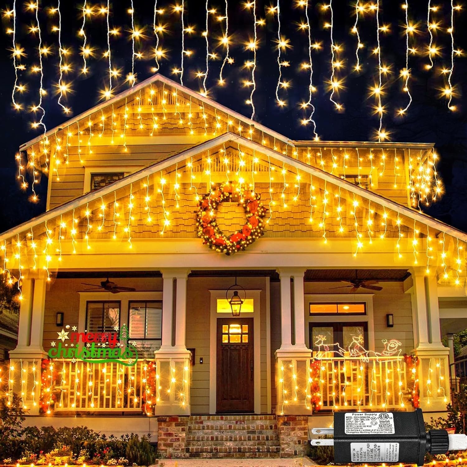 Magical LED Light Curtains | Festive Decoration | Indoor and Outdoor