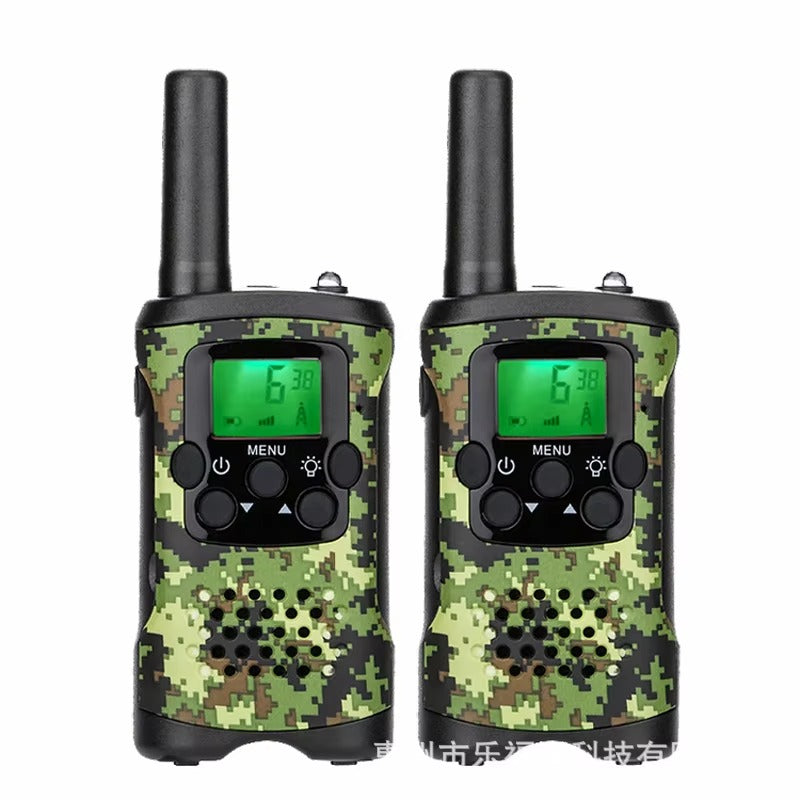 Walkie Talkies for Kids | 22 Channels | 5 km Range | Green Camo