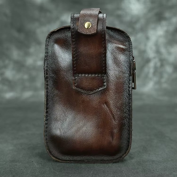 Stylish Leather Hip Bag for Men