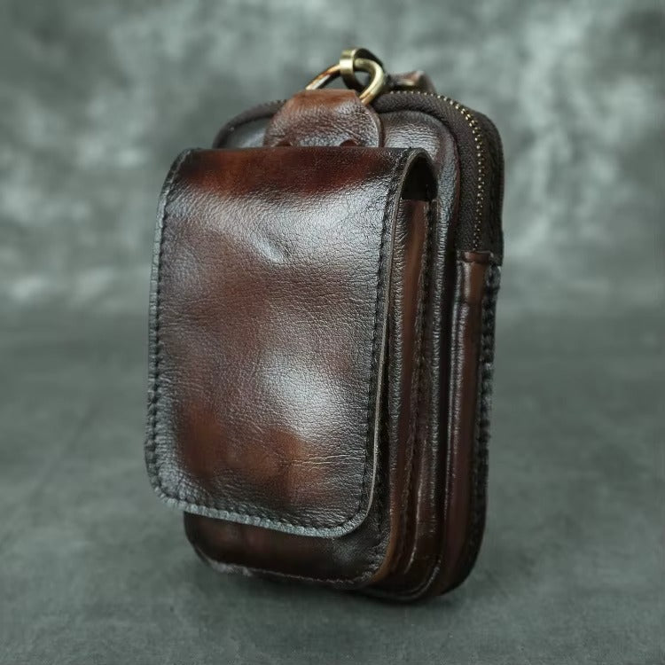Stylish Leather Hip Bag for Men
