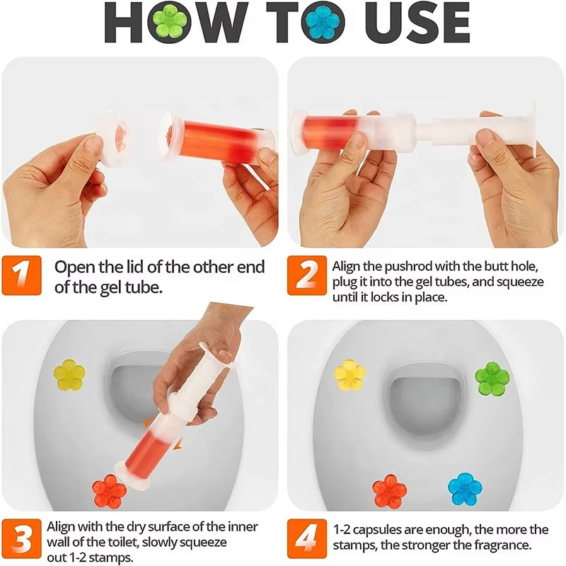 PetalFresh Flower Gel Toilet Cleaner & Air Freshener