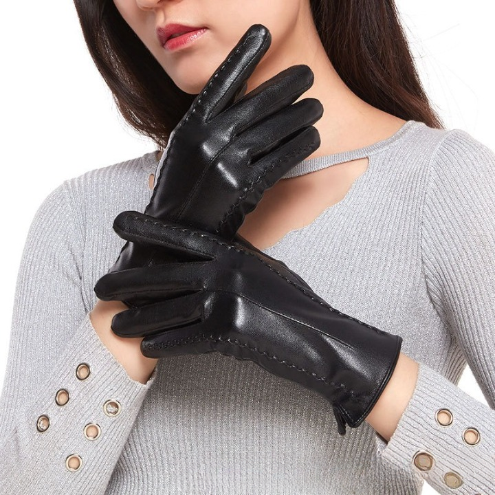 Vintage Leather Gloves - Stylish & Warm