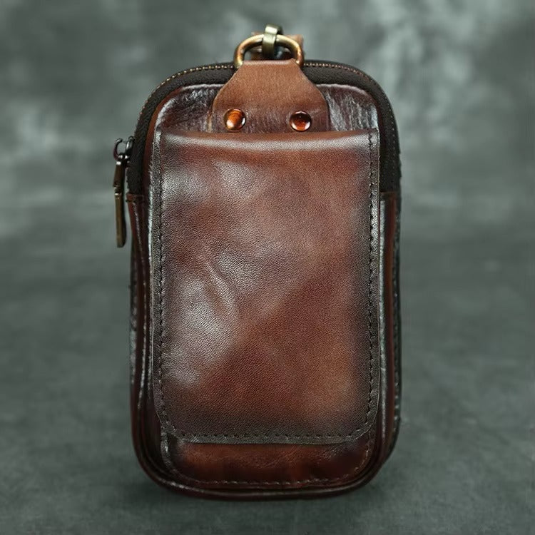 Stylish Leather Hip Bag for Men