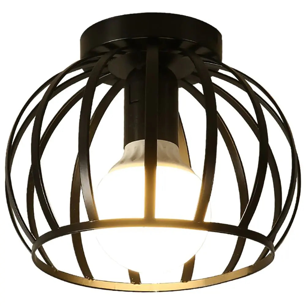 Aurub | Industrial Ceiling Light Black