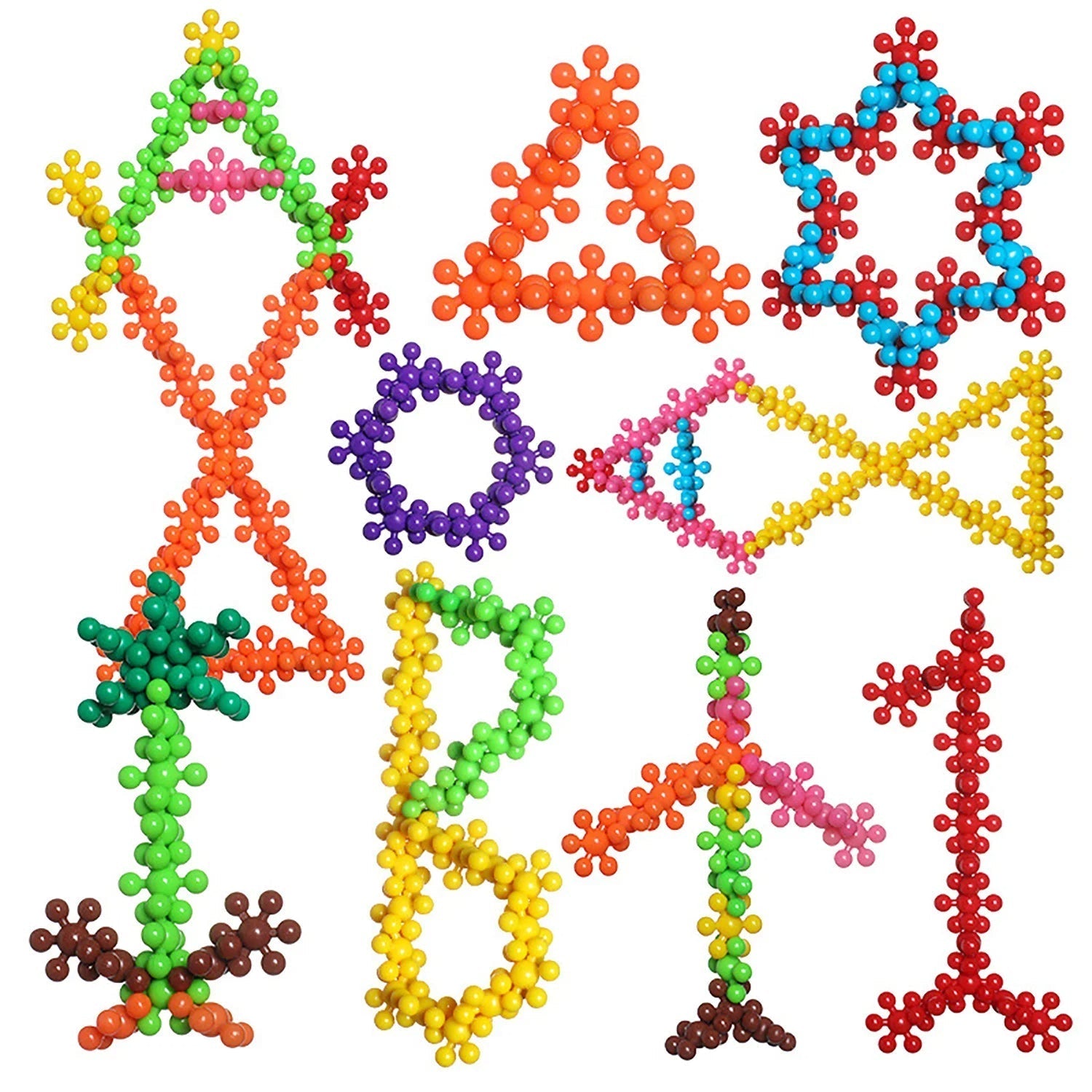 Creative Snowflake Building Blocks for Children – Fosters Imagination & Motor Skills