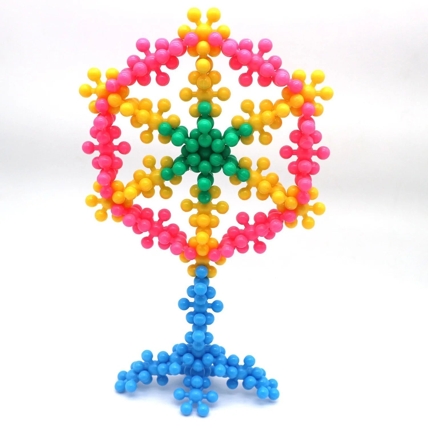 Creative Snowflake Building Blocks for Children – Fosters Imagination & Motor Skills