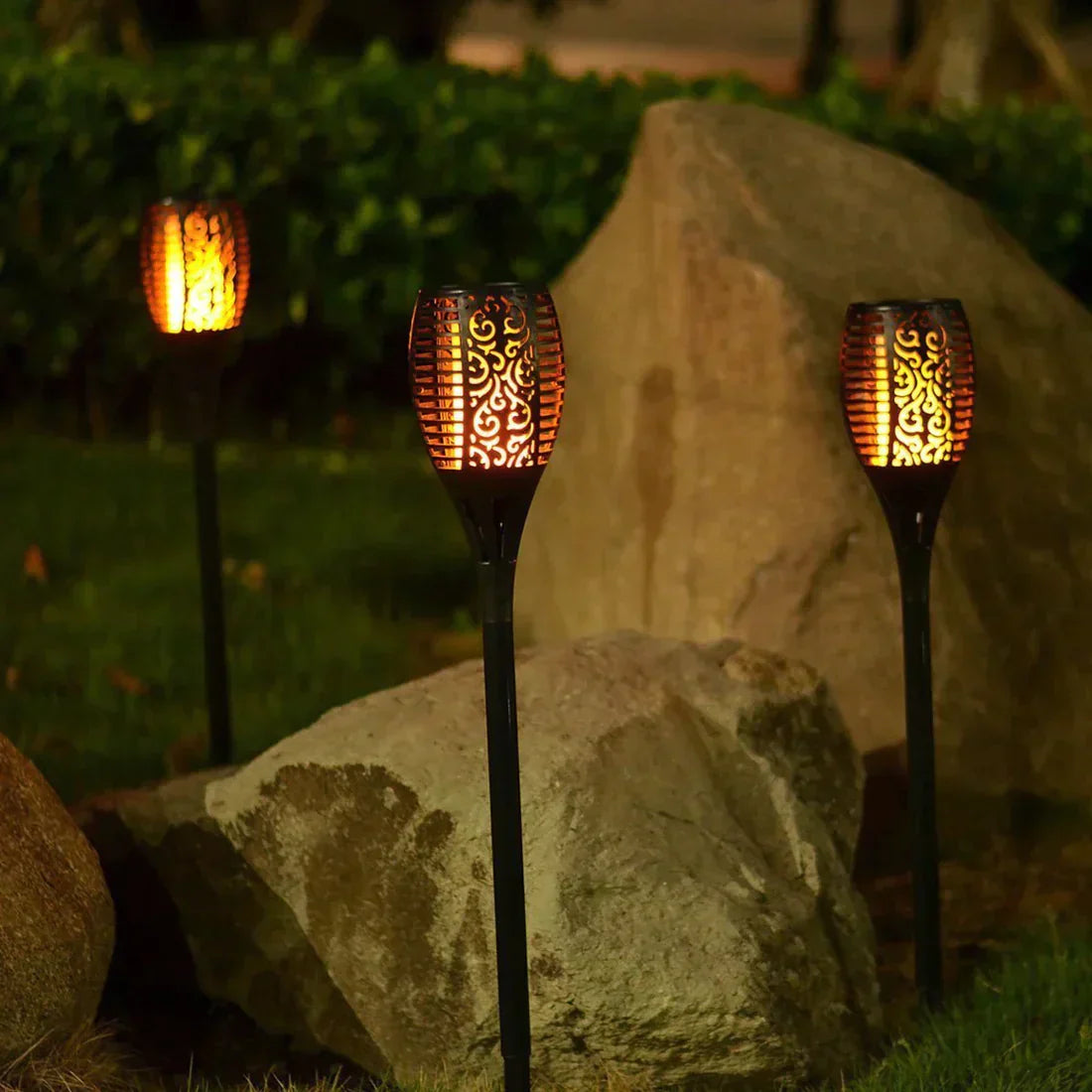 Solara Solar Garden Torches – Magical Flame Lighting for Outdoors
