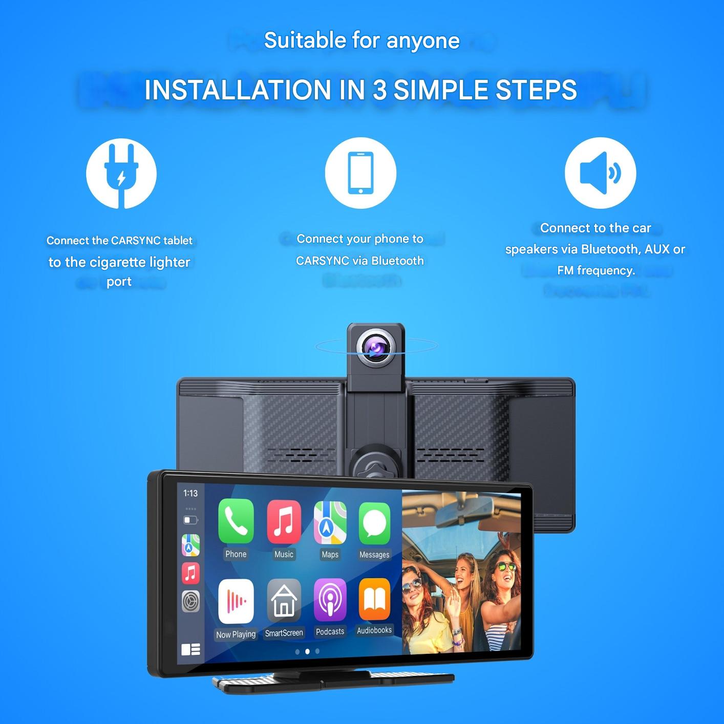 Wireless CarPlay & Android Display – DriveOne