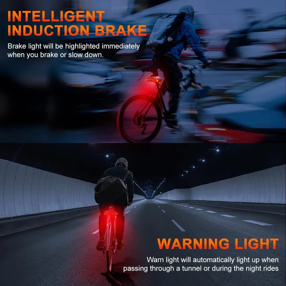 Smart Rear Light Alarm - BikeGuard™