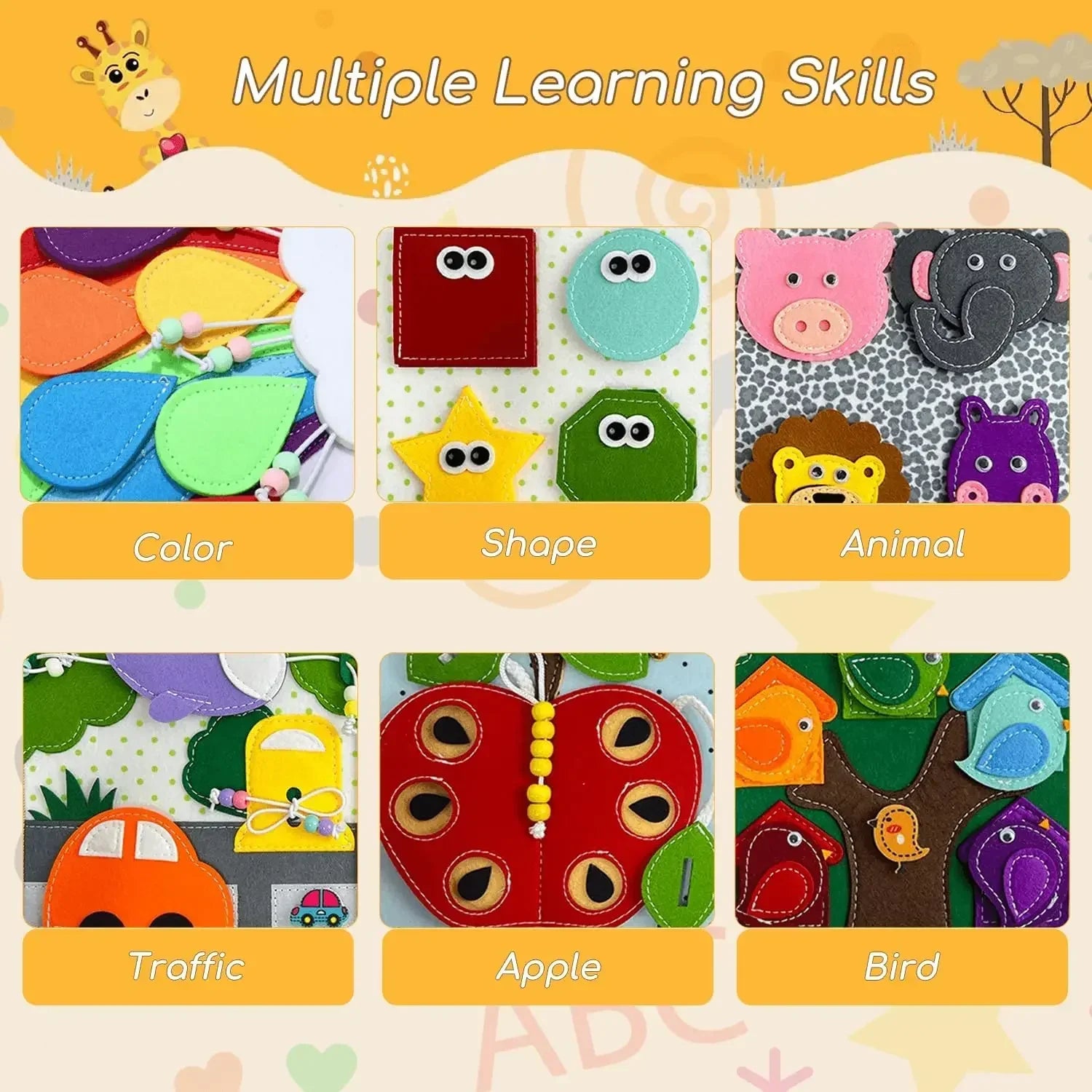 Sensory Book for Toddlers - Discovery Spectacle