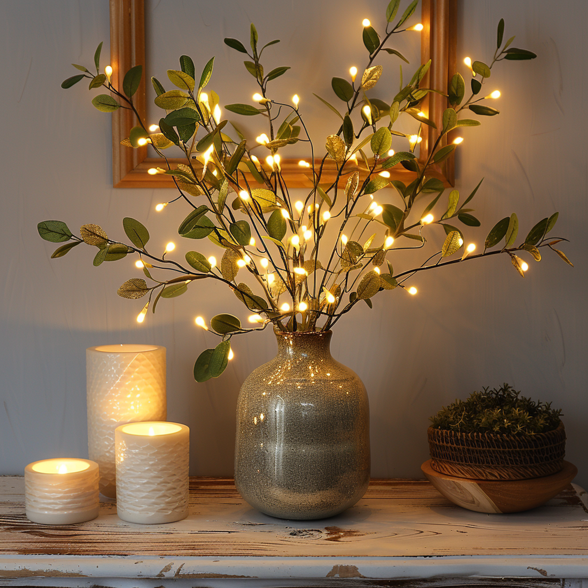 Nordic Olive Branch Lighting