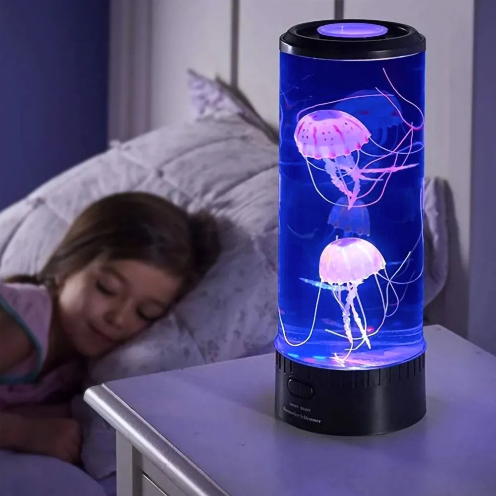 Jellyfish Table Lamp - Soothing Ocean Atmosphere & Colours
