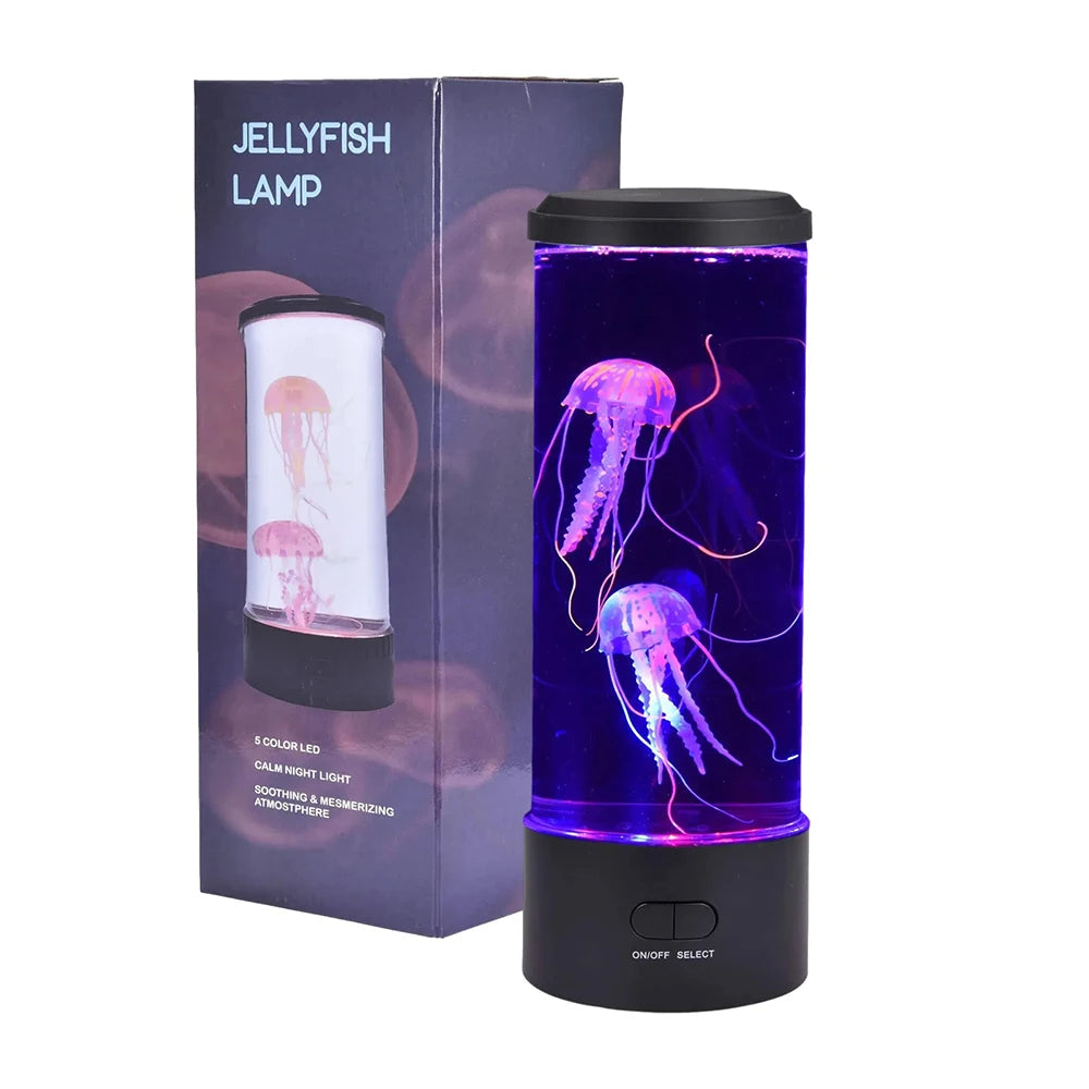 Jellyfish Table Lamp - Soothing Ocean Atmosphere & Colours