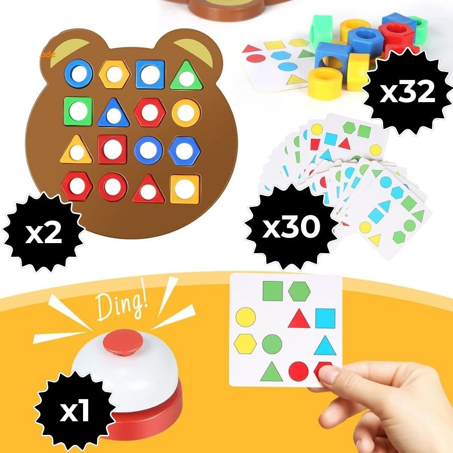 Shapes and Colours Puzzle for Children - ShapeMatch