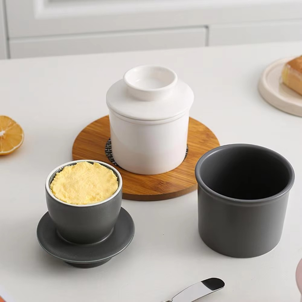 Ceramic Butter Jam Storage Pot
