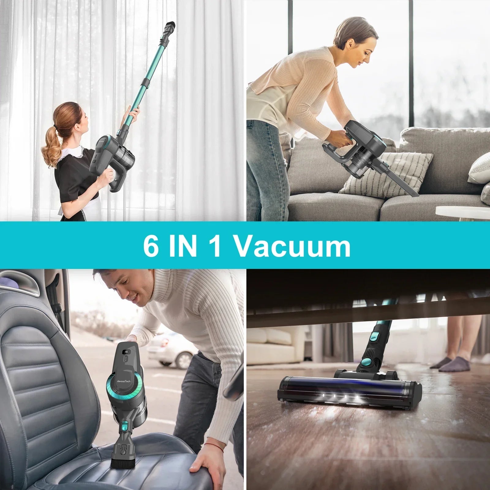 Cordless Stick Vacuum Cleaner - JadePro