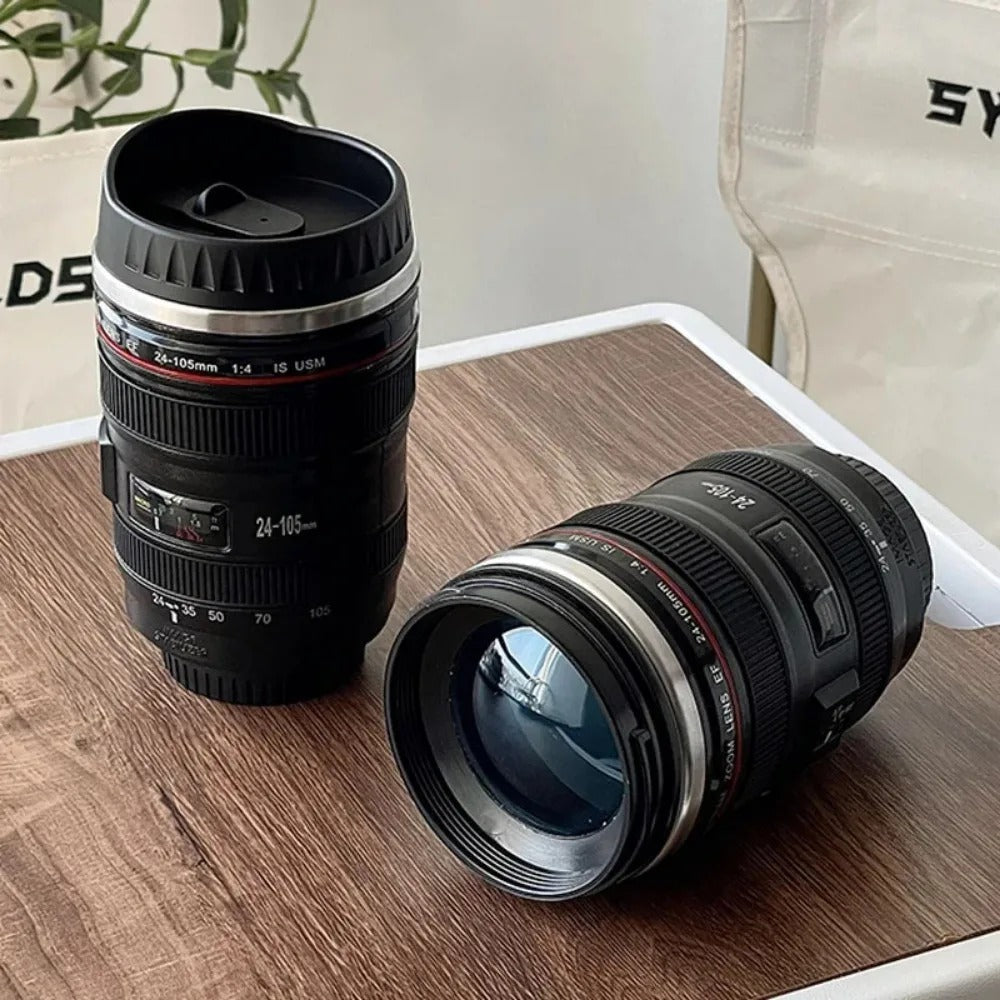 Camera Lens Style Coffee Mug – FocusMug