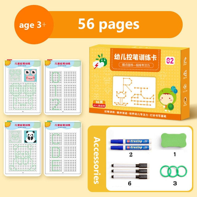 Educational Pull-Along Writing Book - TraceMaster