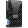 Thin RFID-blocking Carbon Fibre Wallet with Money Clip – CarbonVault