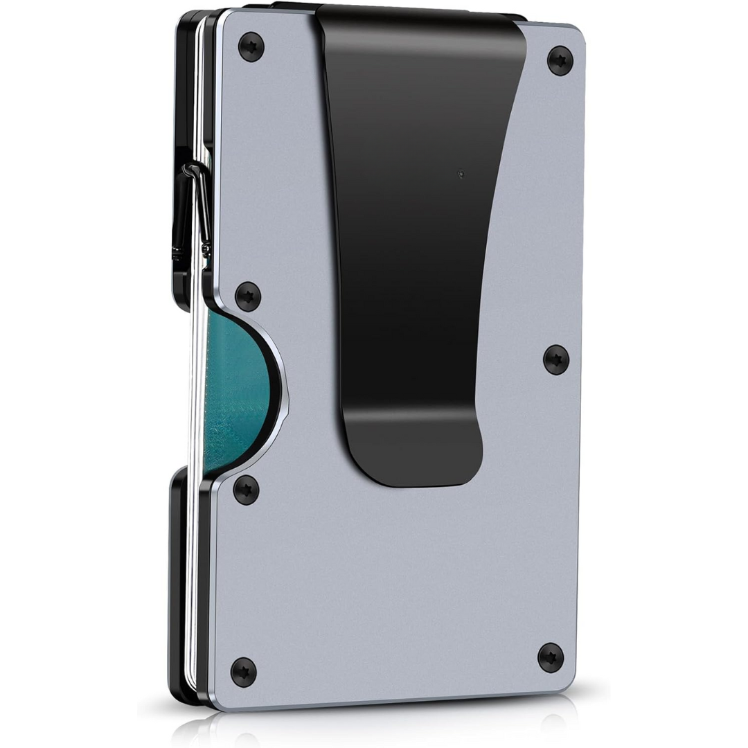 Thin RFID-blocking Carbon Fibre Wallet with Money Clip – CarbonVault