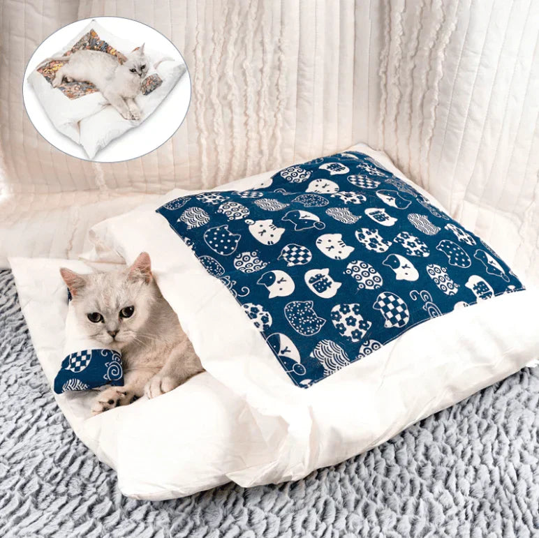 Winter Cat Sleeping Bag – SnugKitty Frost Magic