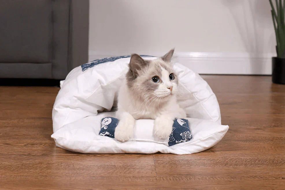Winter Cat Sleeping Bag – SnugKitty Frost Magic