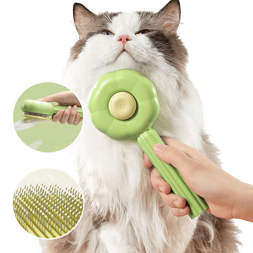 Self-Cleaning Cat Brush - PurrfectBrush