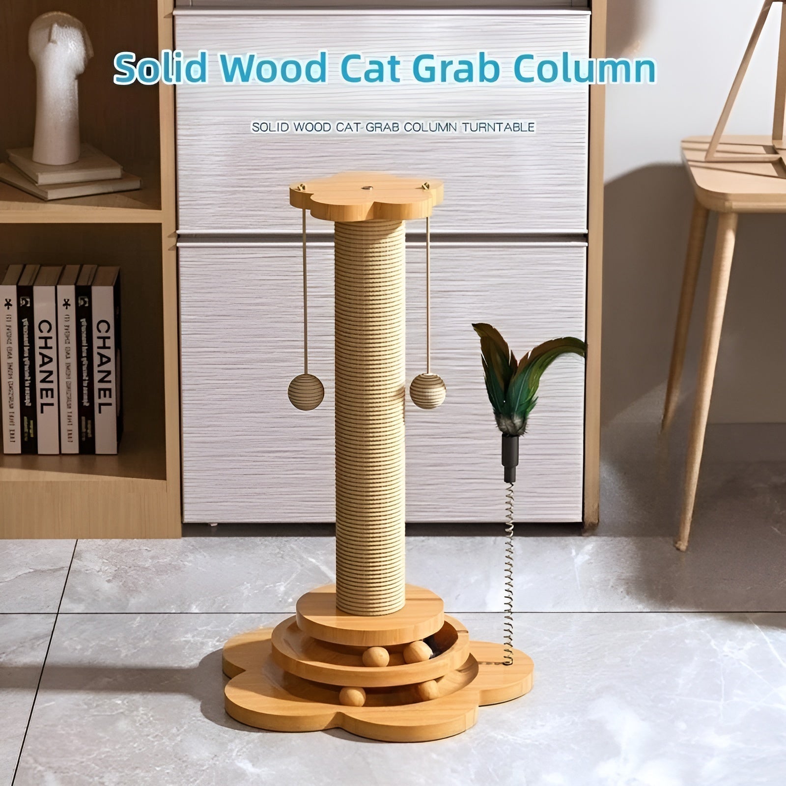 Wooden Play Balls for Cats - WoodPounce