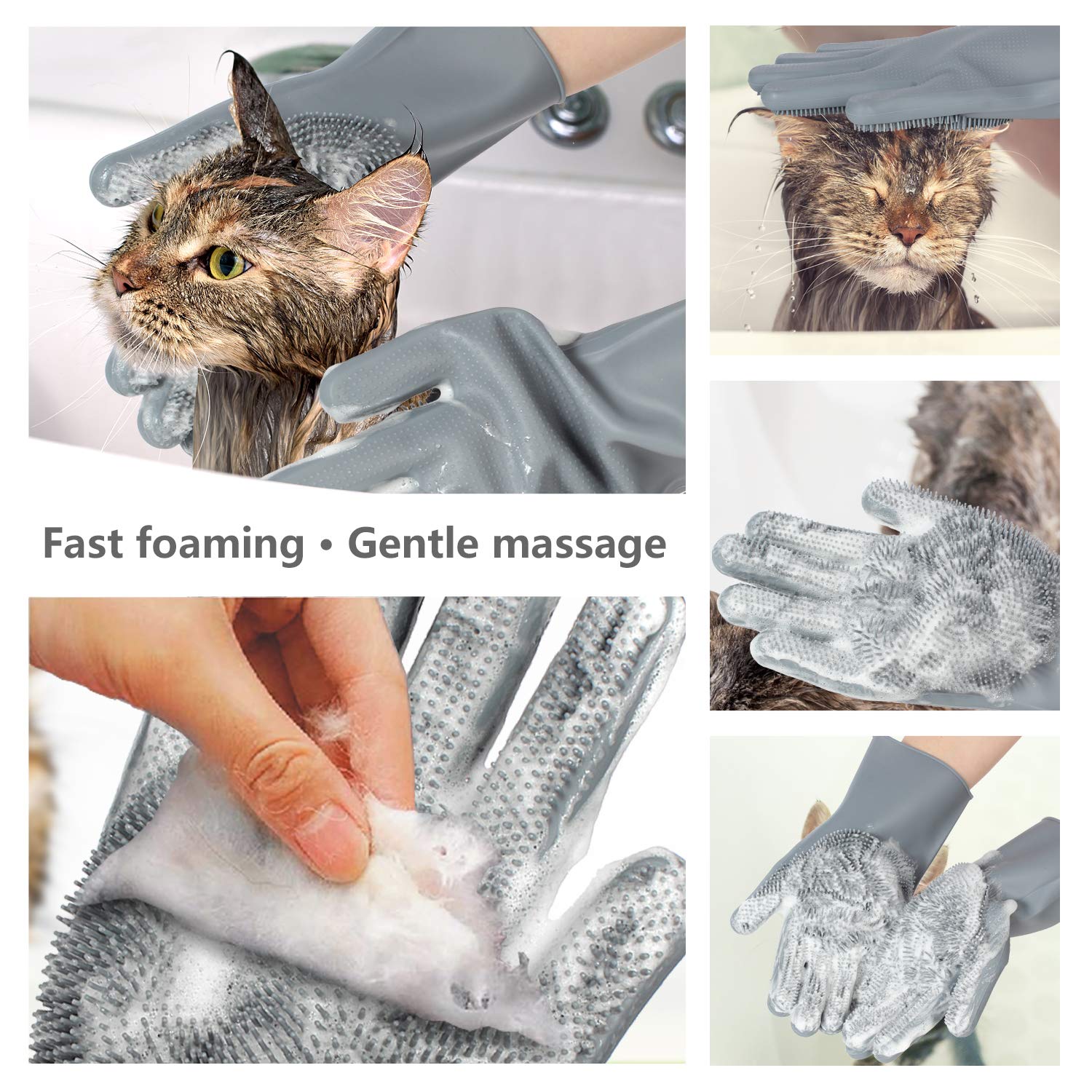Efficient Pet Grooming Glove – For Tangle-Free Fur!