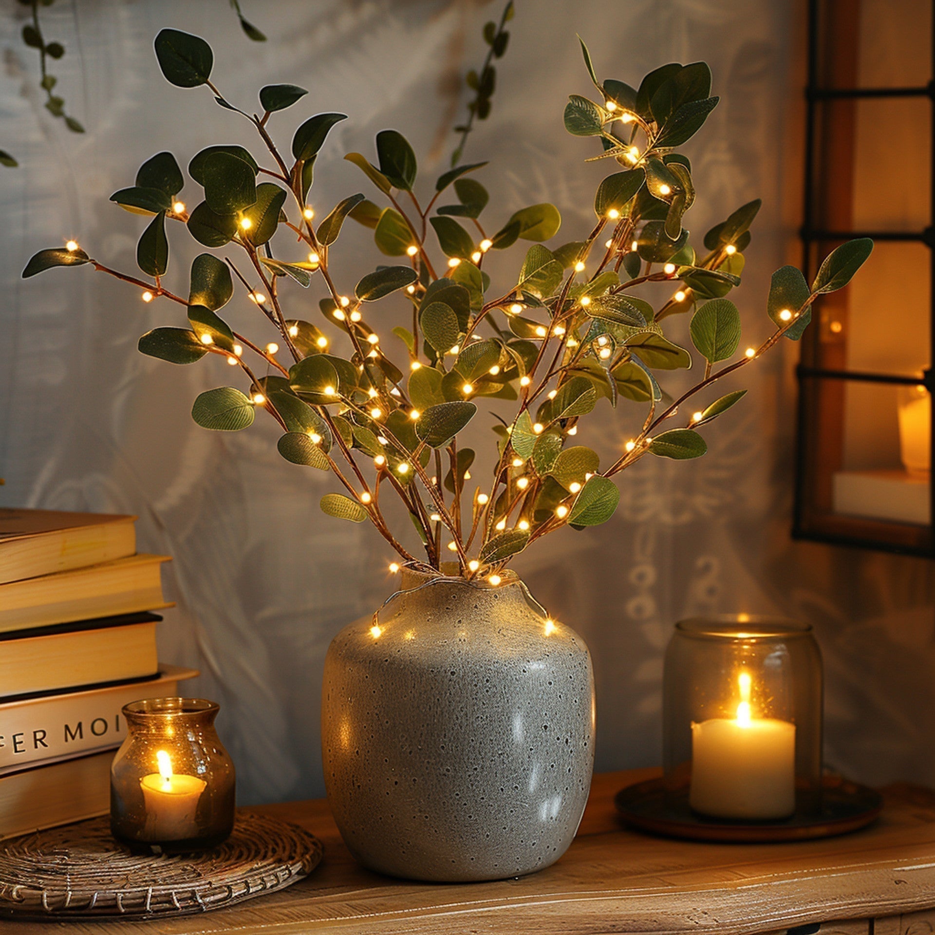 Nordic Olive Branch Lighting