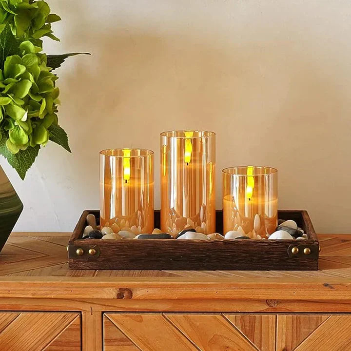 Flameless Candle Set - SerenityGlow