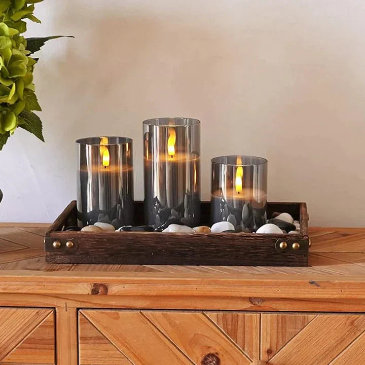 Flameless Candle Set - SerenityGlow