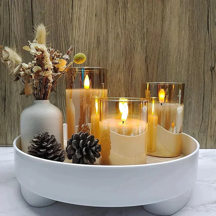 Flameless Candle Set - SerenityGlow