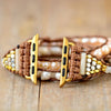Apple Watch Wrap Bracelet with Freshwater Pearls - Elvianne