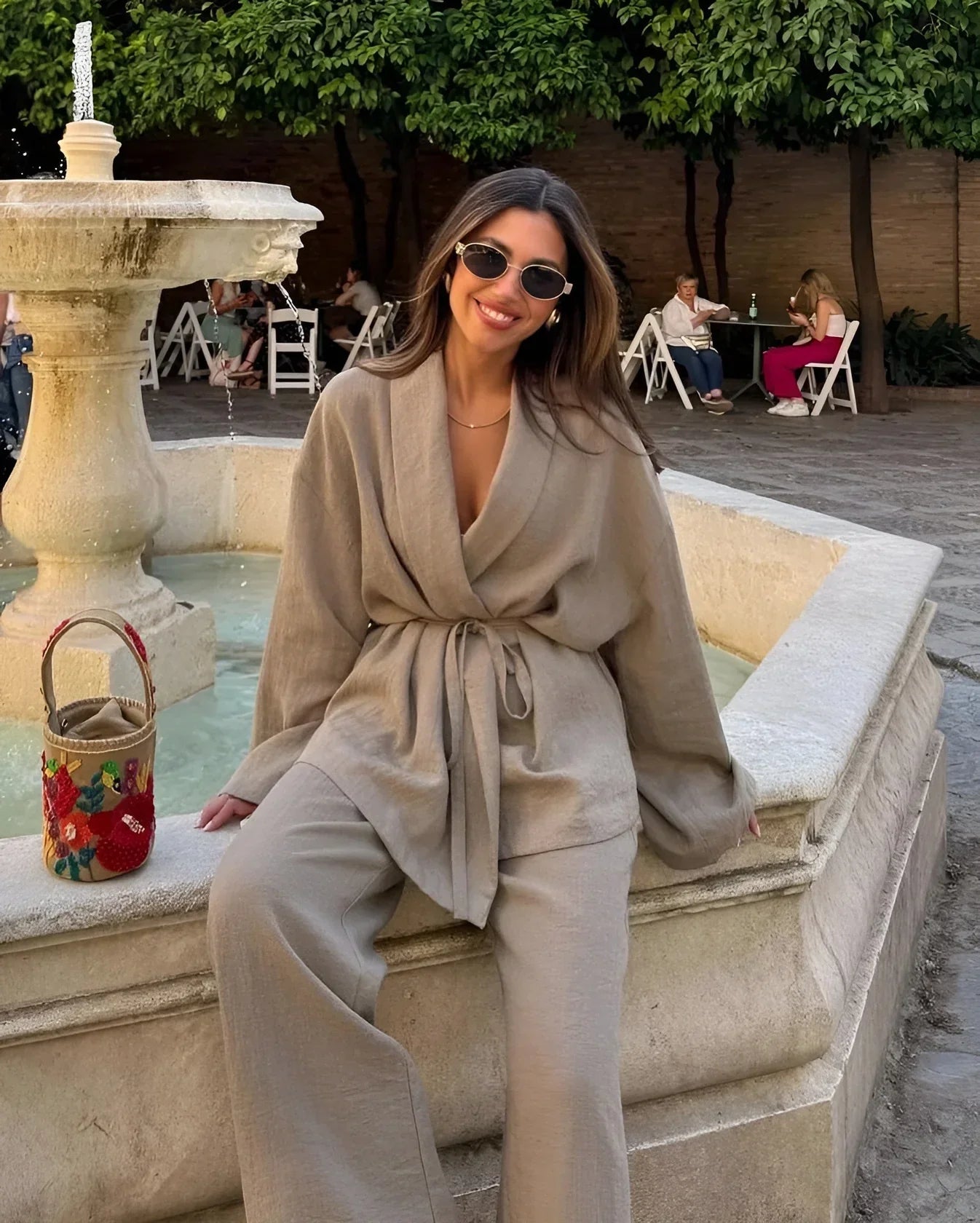 NALANI | Linen Kimono Set - Comfy, Trendy & Chic