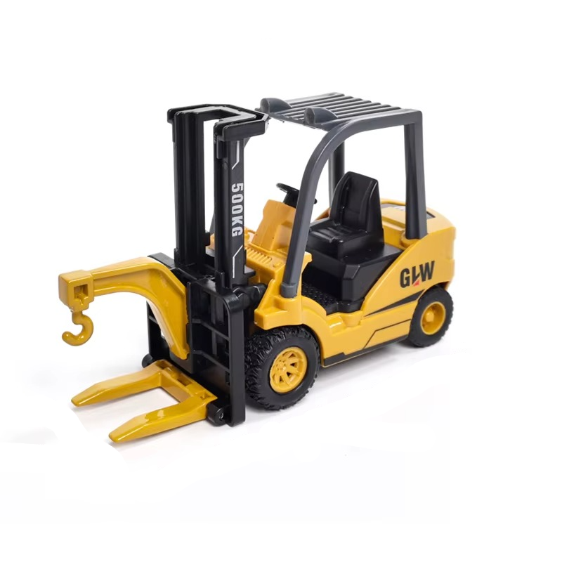Toy Construction Site Set - Excavators & Cranes - Creative Play