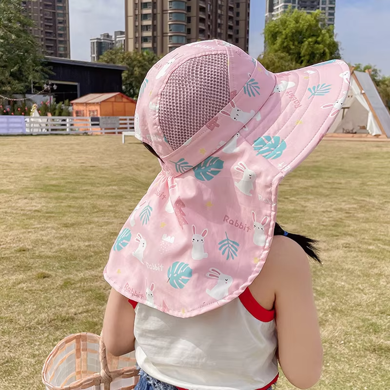 Children's Sun Hat with UPF 50+ - Wide Brim and Adjustable Chin Strap