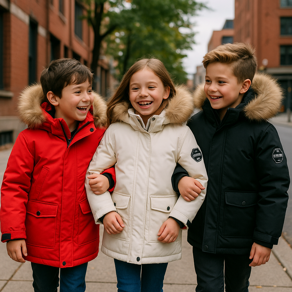 Children's Winter Coat - Waterproof and Warm | Slim Fit Design